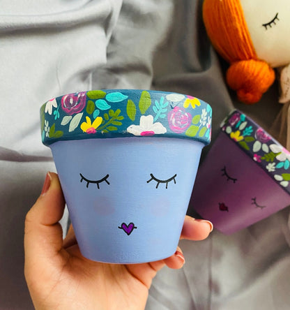 "Blooming Beauty" Floral Face Planter